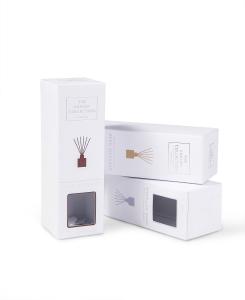 China Kraft Candle Paper Box Cosmetic Package Box Printing For Reed Diffuser wholesale