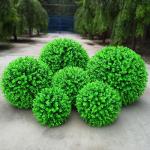 Backyard Boxwood Artificial Plant Balls , Artificial Hanging Flower Balls
