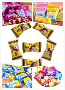 China 380V Automatic Candy Pillow Pack Machine For Bonbons / Beef Jerky / Chocolate wholesale
