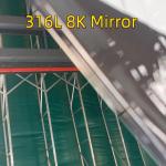 Super 8K Mirror AISI 316L SUS316L TP316L Stainless Steel Sheet Cold Rolled 0.5