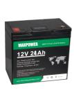 Deep Cycle 12v 24ah Lifepo4 Battery Pack 12.8V Lithium Batteries 24Ah Lead Acid