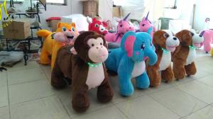 China Hansel 2018 plush zippy animal toy car fairground rides walking dinosaur ride for sale wholesale