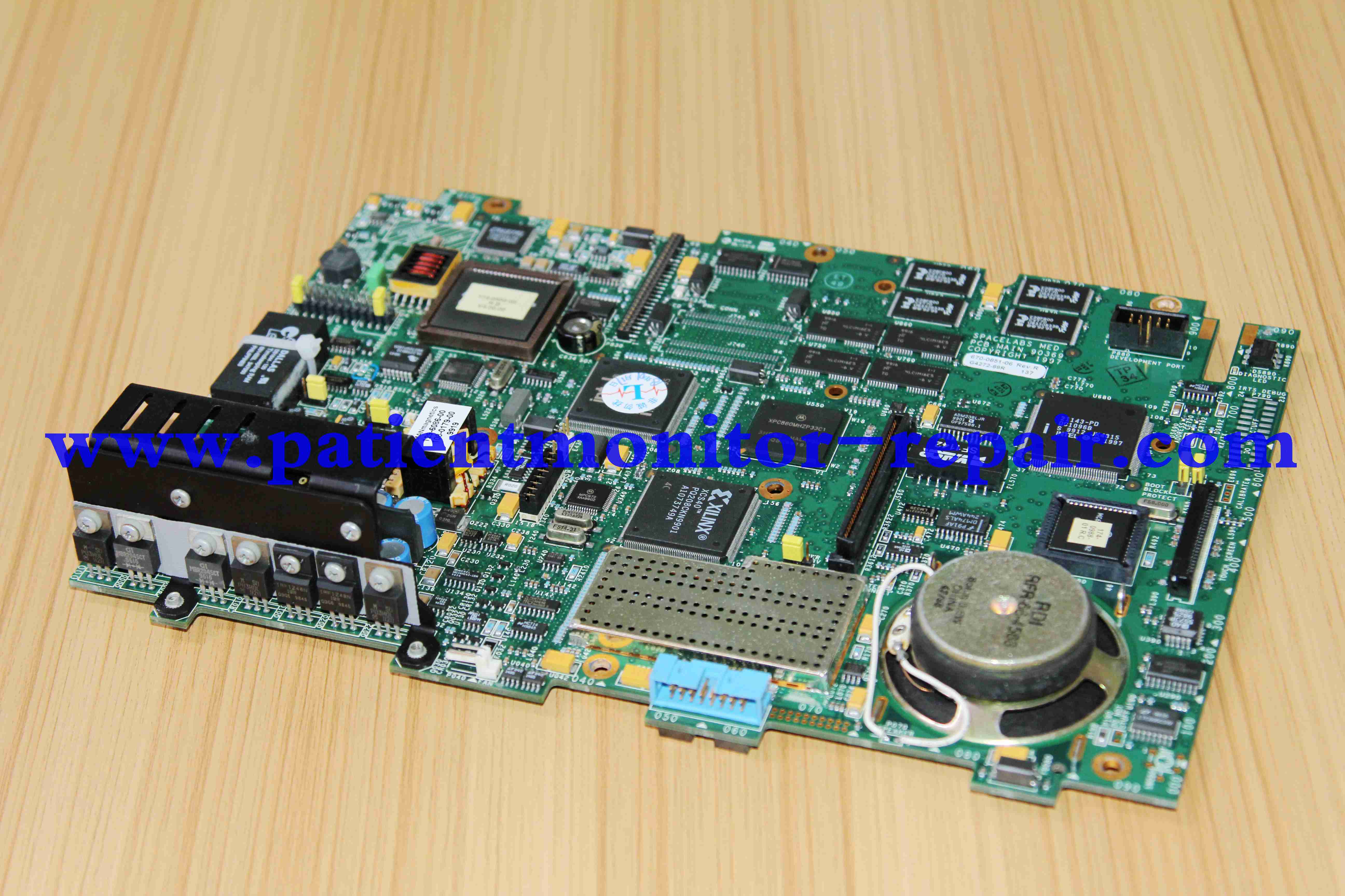 Spacelabs 90369 patient monitor mainboard 670-0851-06