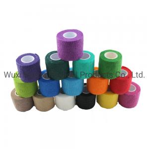 China Cohesive Strapping Tape Non Woven Cohesive Bandage Vet Wrap Sports Ankle wholesale