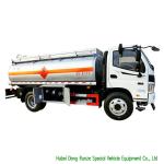 FOTON 8000L Road Liquid Tank Truck For Petroleum Oil Transport With PTO Oil Pump