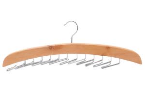 China Betterall Ties Clothing Type Folding Hooks Wood Tie Hanger wholesale