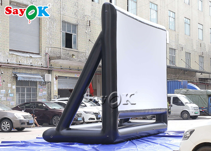 Waterproof PVC 6.4x4.6mH Commercial Inflatable Sealed Air Screen