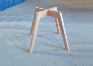 China Beech Dining Room Chair Frames , Dining Chairs Wooden Legs Stable Structure wholesale