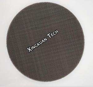 China 40mesh 60mesh 80mesh 100mesh Carbon Steel Wire Mesh Filters For Recycled Plastic wholesale
