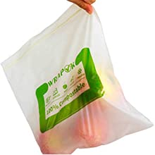 100% biodegradable and compostable hdpe plastic t-shirt bag, Cheap biodegradable compostable 55 gallon trash bags