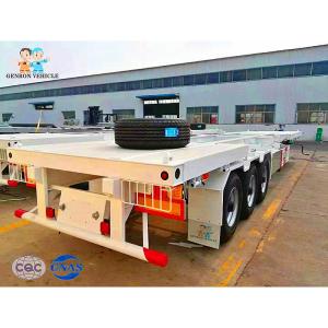 China 12 Meters Heavy Loading Skeletal 30T Container Semi Trailer wholesale