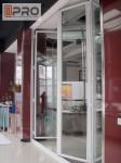Morden Aluminum Double Glazed Folding Exterior Doors For Apartment