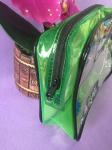 Printing Clear Piping Waterproof PVC Bag , Promotional Clear Messenger Bag With