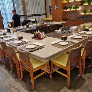China Customized Design Indoor Rectangle Teppanyaki Grill Table 240V wholesale