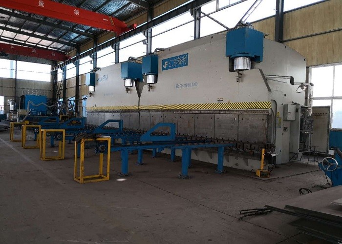 Flange Welding Monopole Transmission Line Tower , Painted High Voltage Tower