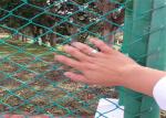 Highway 1.5mm Pvc Coated Chain Link Fence Dark Green Weave