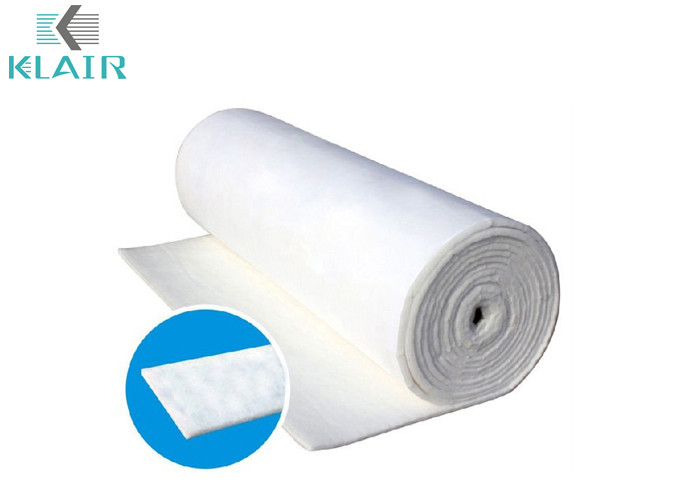Synthetic Fiber Air Filter Media Roll , F5 Paint Booth Filter