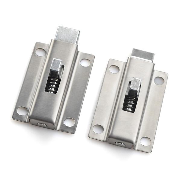 A3 Steel Zinc Alloy Spring Latch Lock , Carbon Steel Galvanized Spring Loaded