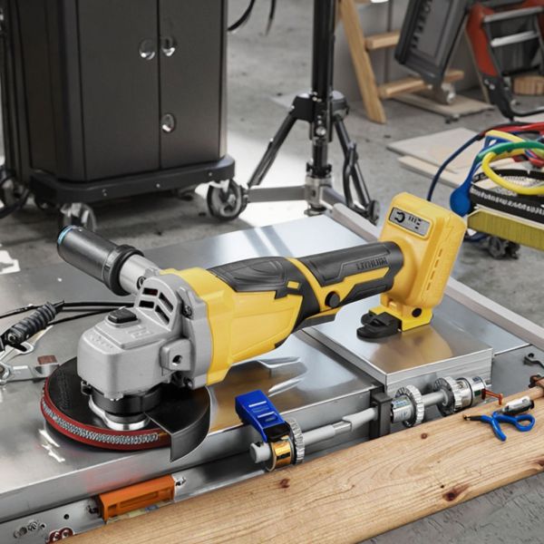 Cordless Brushless Angle Grinder - Rechargeable Lithium Battery, Compact for Home Grinding/Polishing/Cutting, Wholesale