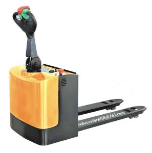 China Small Electric Pallet Truck With High Performance Hydraulic Pump Low Noise wholesale