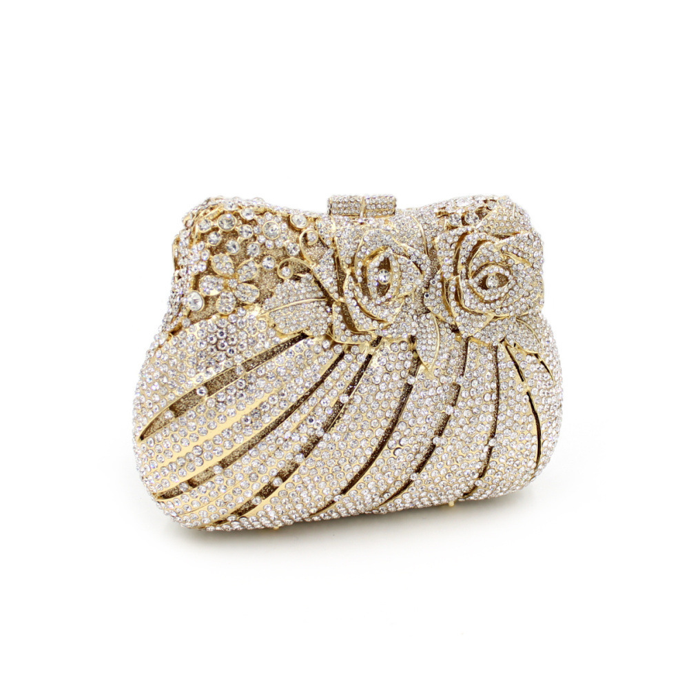 Minibook Fashion Luxury Lady Handbags Diamond Clutch Bag Exquisite Handmade Evening Dinner Bags For Women