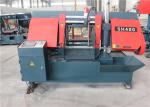 CNC Metal Cutting Band Sawing Machine , Metal Bandsaw Machine Large Feed Cutting