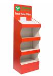 Retail Snack Beverage Cardboard Floor Display 350g CCNB For Chain Store