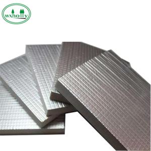 China High Density Backed Aluminum Foil 100kg/M³ Fireproof Rubber Thermal Insulation Sheet wholesale