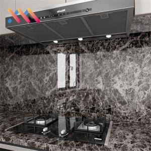 China Customized Length Heat Resistant Marble Self Adhesive PVC Wallpaper for Kitchen Renovation wholesale