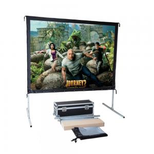 China Front Rear 84 Inches Foldable Projector Screen 4:3 Frame Matt White wholesale