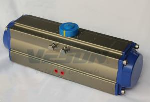 China Three Position Aluminum Alloy Pneumatic Air Actuator Double Acting Horizontal Pneumatic Actuators wholesale