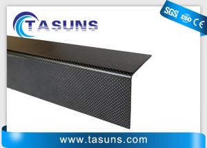 China CNC Machining Carbon Fibre Angle Carbon Fibre Strip For Drone Reinforcement wholesale