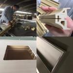 Outward WPC Door With Glass , Noise Cancelling Glass Doors Hotel Use