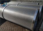 Non Magnetic SS Downhole Slotted Tube , Johnson Wedge Wire Screens