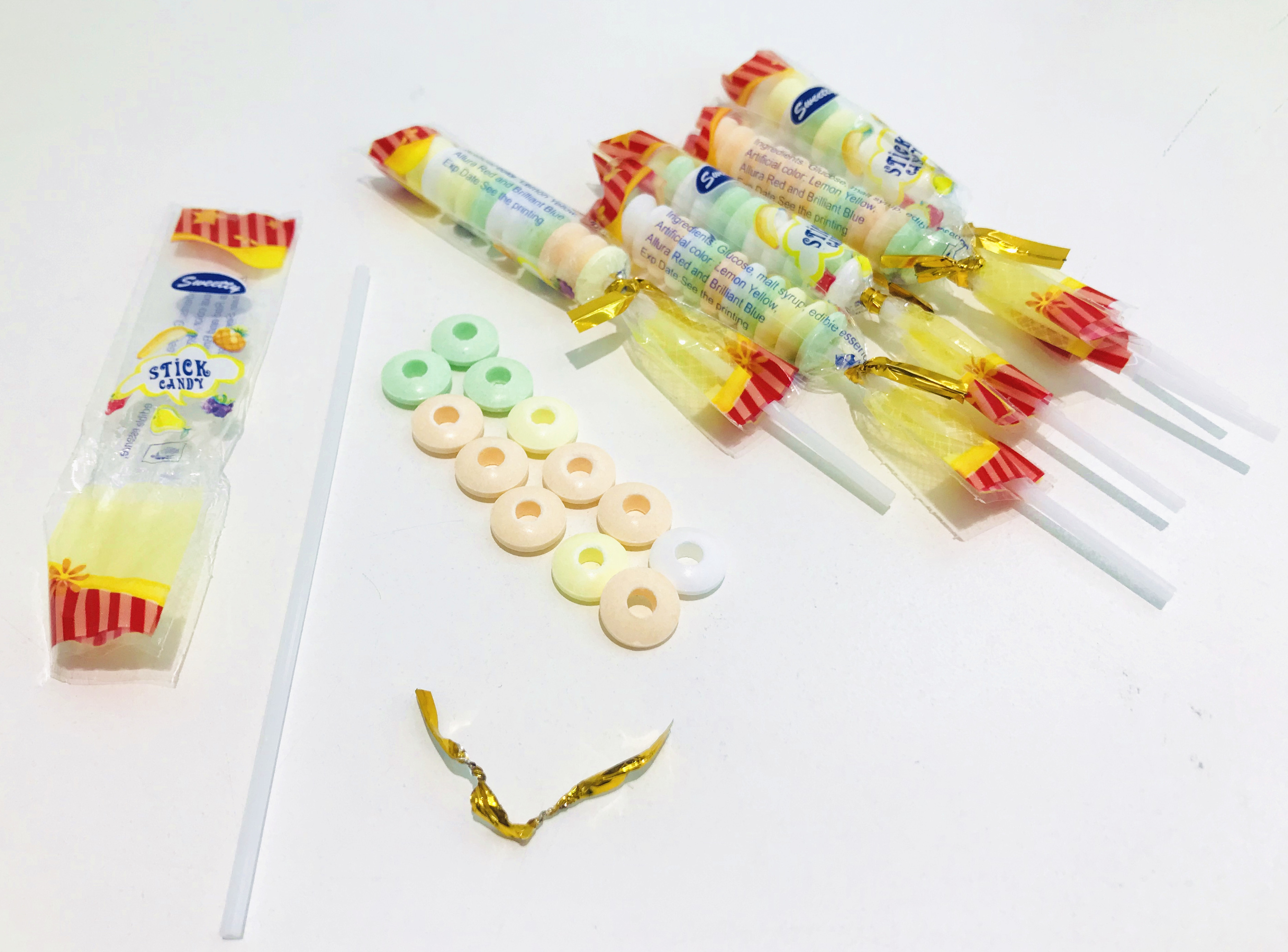 3g Compressed Candy , Multi Fruit Flavor Small Brochette Candy / Good price & nice taste