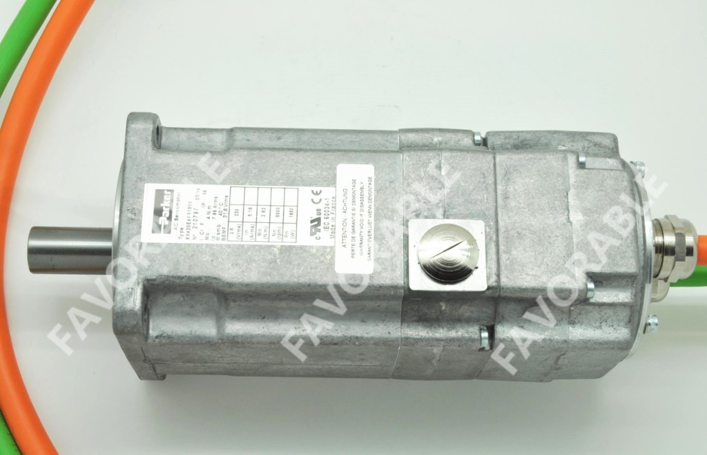 Parker Wired Dc Servo Motor Brushless Cable Motor Used For Apparel Machine