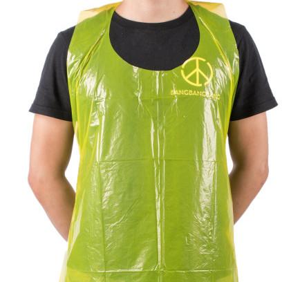 Hotpot BBQ Camping Disposable Plastic Apron Anti Fouling Anti Oil For Kitchen