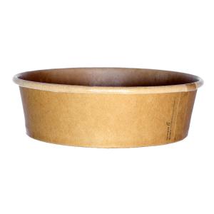 China Bio-degradable Single wall PE coating Disposable Paper Bowl For Salad wholesale
