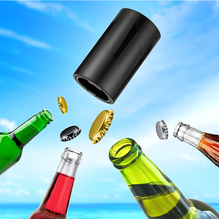 Automatic Beer Bottle Opener Push Down Pop Off Magnet Bottle Top Openers