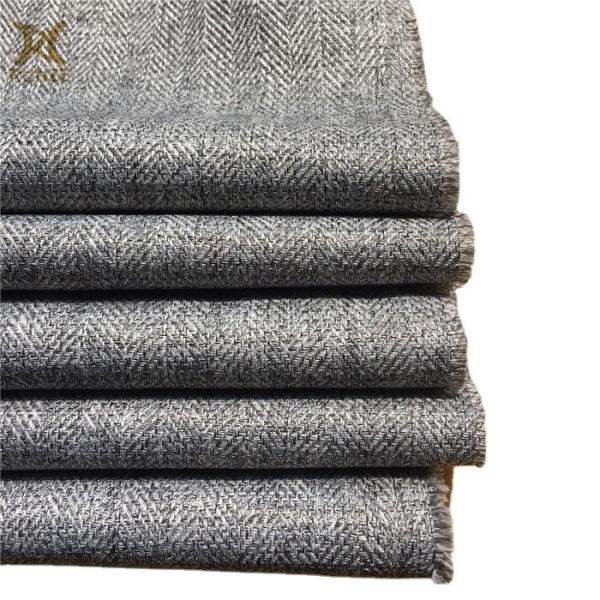 Stain Repellent Imitation Woolen Fabric for Winter Suits in 375D Polyester