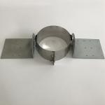 Spigot Locking Single Wall Chimney Rotating Bracket 0.45mm-1.2mm Thickness