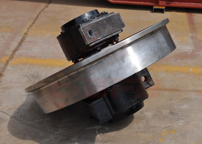 300mm Casting Steel Flanged Trolley Wheels , On Cranes Forged Steel Wheels