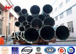 138KV Customizable Steel Utility Pole With Climbing Rung And Anchor Bolt