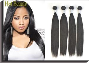 China Peruvian Virgin Human Hair Extensions Soft Touch Tangle Free No Dye Ends For Black wholesale