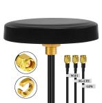 Outdoor Waterproof 3 in one combo puck hockey antenna MIMO LTE 4g 5g GPS dual