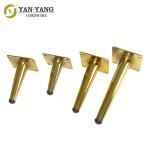 Size Accept Customized Easy To Install Gold Color Metal Legs For Furniture