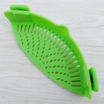 Clip On Silicone Colander Filter BPA Free For Spaghetti