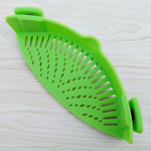 China OEM Foldable Silicone Kitchen Colander Strainer wholesale