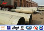 Octagonal 110KV Galvanized Steel Electric Power Pole With Bitumen 15 Years
