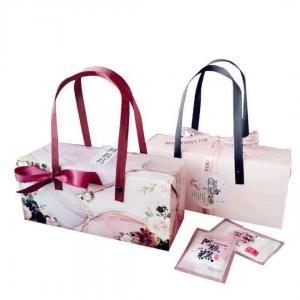 China Customized Foldable Gift Boxes With Ribbon wholesale